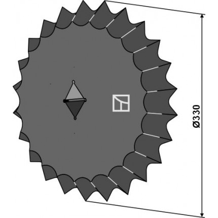 Кольцо зубчатого вала - Ø330мм