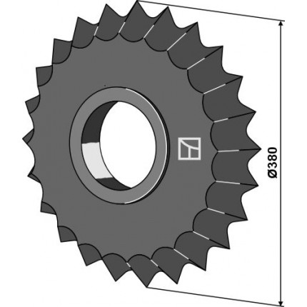 Кольцо зубчатого вала - Ø380мм