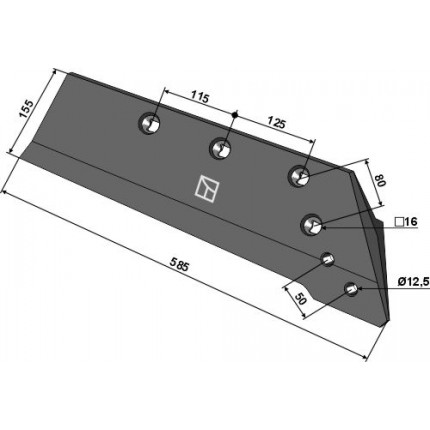 Лемех - правый