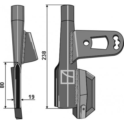 Cошник - правый